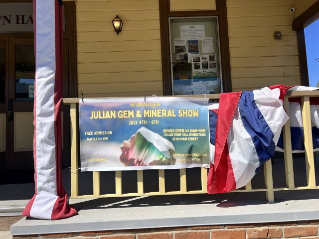 Julian Gem and Mineral Show Banner